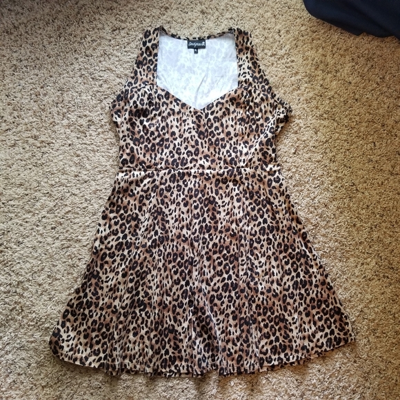 Sourpuss Dresses & Skirts - Sourpuss Cheetah Print Dress
